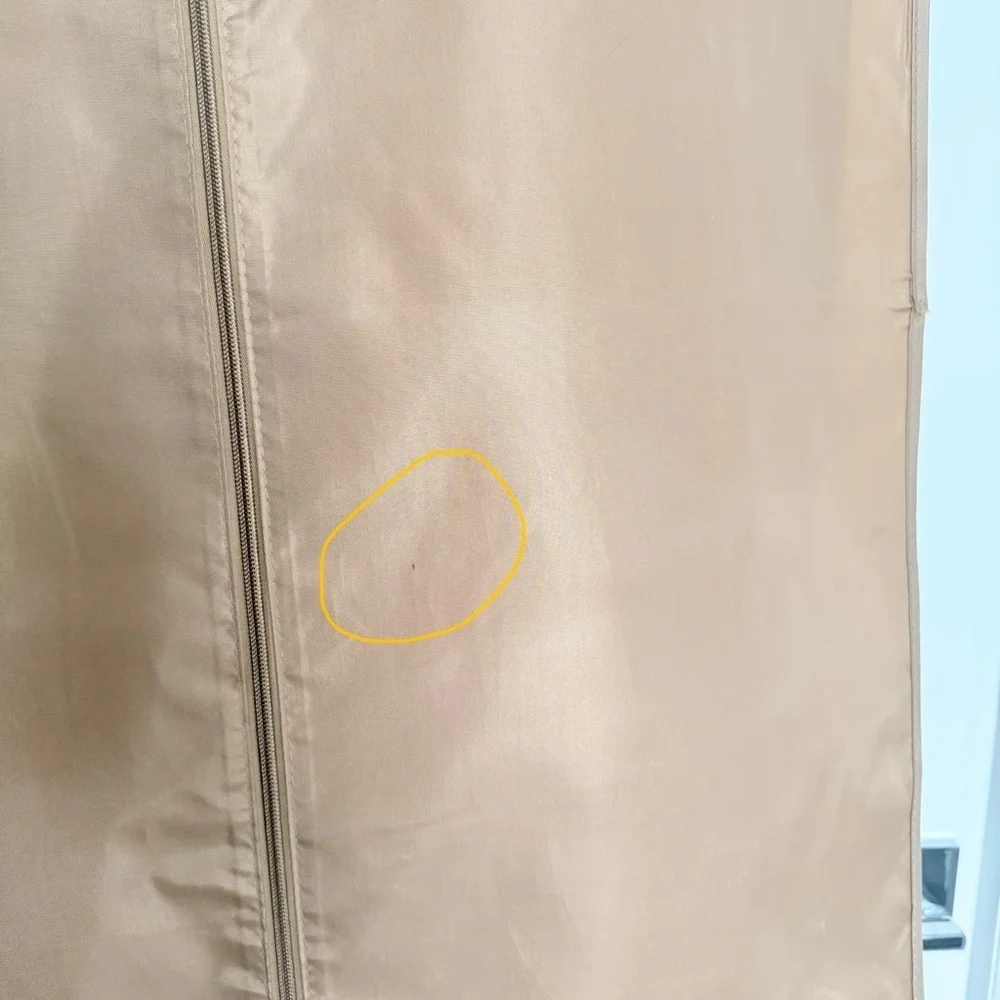 Authentic Burberry Beige Gold Logo Garment/ Travel dust bag